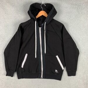 PRPS Trapezium Hoodie Jacket Mens XL Black Zip Up Fleece Heavyweight Sweatshirt